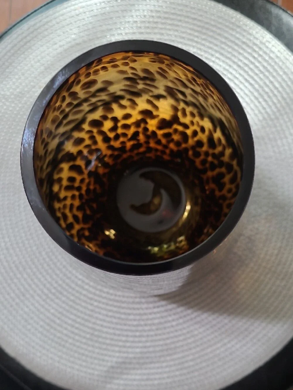 NEW Handblown Tortoiseshell Glass Vase